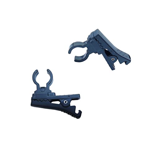 ABS Plastic Lavalier Microphone Clip, Buckle Type Tie Clip for Sony UWP, Saramonic, Sennheiser, Boya Lavalier Lapel Microphone, Pack of 2 (6.5mm) - size: 6.5mm