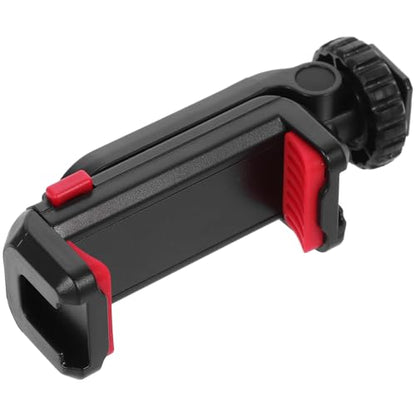 Hot Shoe Phone Clamp and Rotating Phone Holder Adapter for Tripod, Plastic Camera Mount Compatible with DSLR Hot Shoe, Selfie and Vlogging Accessory for Smartphone Photography