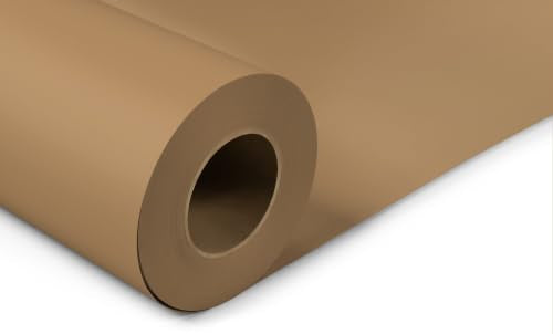Denny Manufacturing - Seamless Paper Backdrop for Photography, Khaki Seamless Paper Roll (86 in x 36 ft) Includes Free Roll Black Gaffer Tape (2 in x 13 ft) - color: Khaki Brown, size: 86 in x 36 ft
