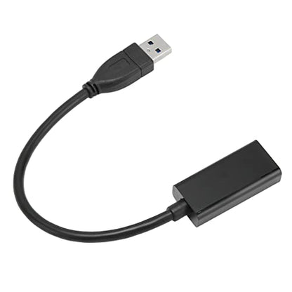 1080P 60HZ USB3.0 to HD Multimedia Interface Adapter Portable Video Converter for 7 8 10 PC, Black