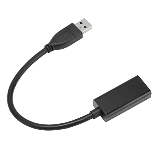 1080P 60HZ USB3.0 to HD Multimedia Interface Adapter Portable Video Converter for 7 8 10 PC, Black
