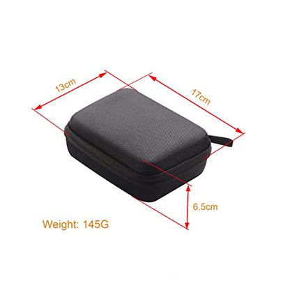 Camera Accessories Bag for Action Camera, Carrying Case Compatible with Gopro, Portable Protective Case for Gopro Hero13 12 11 10 9 8 7 6 5 4 3 2(Small)