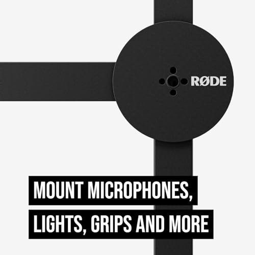 RØDE Magnetic Mount Smartphone Accessory Mount With Cold Shoe Slots and a 1/4-inch Thread (MagSafe Compatible)