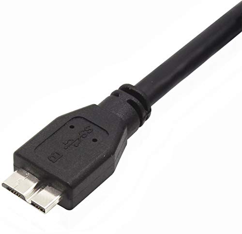 Micro USB 3.0 Cable, External Hard Drive Cable USB 3.0 A to Micro B Compatible with Samsung Galaxy S5, Note 3, Note Pro 12.2, WD Western Digital, Toshiba, Seagate Hard Drives and More (6FT) - size: 6 FT - USB A to Micro B