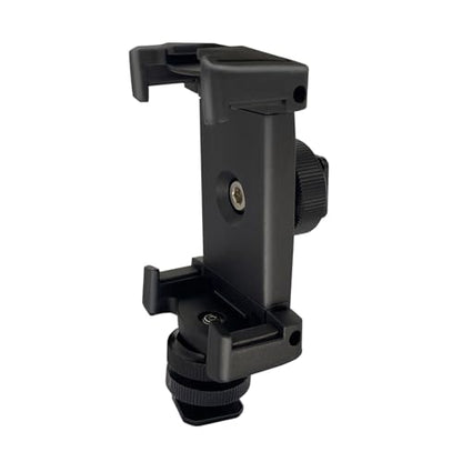 Suptig Adjustable Power Bank Holder with 2 Cold Shoe Mount for Camera Rig, Phone Mount.