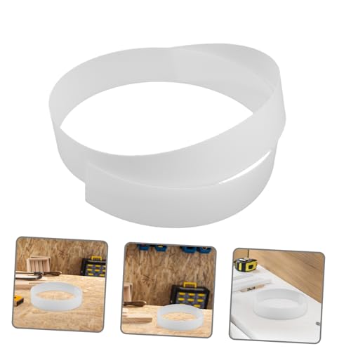 Angoily LED Light Diffuser Sheet 1220x30mm 1mm Thick Optical Scattering Panel for LED Channel Lens Replacement and Pendant Lighting, Milky White Plastic Diffuser for Cabinet and Studio