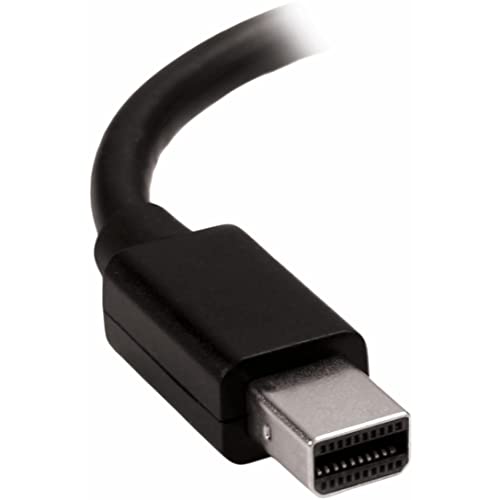 StarTech Active Mini DP to HDMI 2.0 Adapter, 4K 60Hz (MDP2HD4K60S) | Thunderbolt to HDMI, Thunderbolt 1/2 MacBook/Air/Mini, Surface Pro 1-6, 18Gbps, 7.1ch Audio, HDCP 2.2, mDP to HDMI, 4096x2160 - color: Black, style: 4K 60Hz