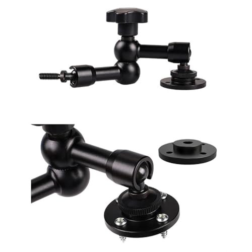 JianLing 2PCS Hot Shoe Mount Nut Adapter 1/4 Camera Mounting Base with Screws B16-D40 40mm Surveillance Stabilization Flash Accessory for Tripod Monopod Equipment