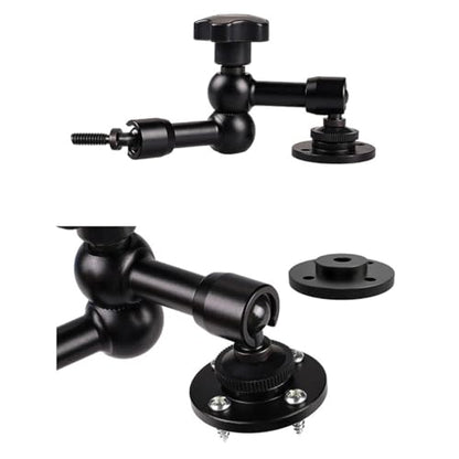 JianLing 2PCS Hot Shoe Mount Nut Adapter 1/4 Camera Mounting Base with Screws B16-D40 40mm Surveillance Stabilization Flash Accessory for Tripod Monopod Equipment