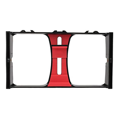 Smartphone Video Rig, Filmmaking Cage Camera Rig, Phone Video Stabilizer, Filmmaking Vlogging Case, Phone Stabilizer for Video Recording, Videomaker Film-Maker Fits for All Smartphones(Red)