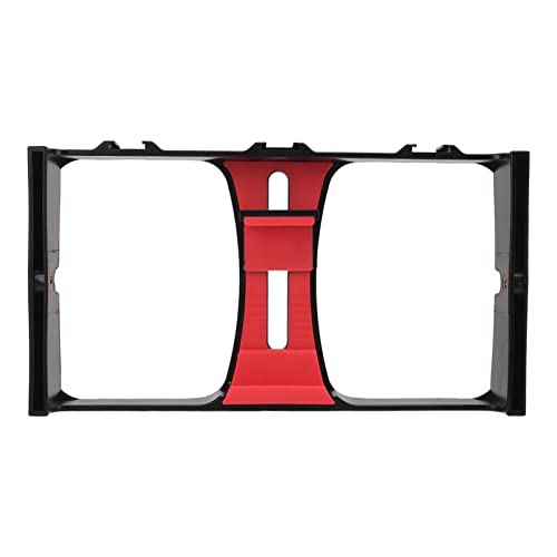 Smartphone Video Rig, Filmmaking Cage Camera Rig, Phone Video Stabilizer, Filmmaking Vlogging Case, Phone Stabilizer for Video Recording, Videomaker Film-Maker Fits for All Smartphones(Red)