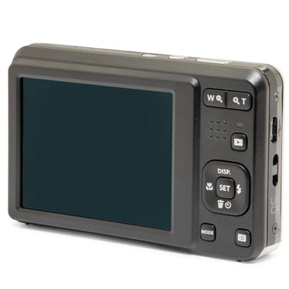 KODAK PIXPRO FZ55-GRY 16MP CMOS Sensor Digital Camera 5X Optical Zoom 28mm Wide Angle 1080P Full HD Video 2.7" LCD Vlogging Camera, Gray - color: Gray