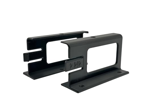 Desk Mount Kit for Focusrite Scarlett 4i4 (4th Gen) - Under Desk Mount Brackets with Reversible Clips - Secure Mounting Accessories