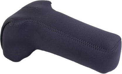 OP/TECH USA Soft Pouch – Compact digital camera case, lightweight accessories pouch, sleek neoprene sleeve for DSLR, perfect for backpacks & travel – durable protection in style D-PRO Tele| Black - color: Black, style: D-pro Tele