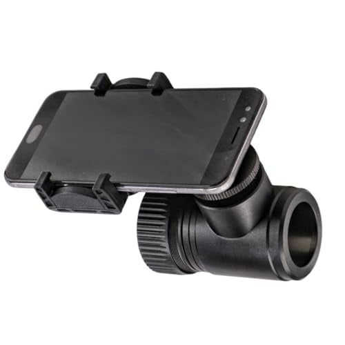 Rifle Scope Smartphone Adapter – Premium Aluminum Camera Mount with Quick Twist Lock & Dual View Angles – Ideal for Hunting, Bird Watching & Target Shooting - size: Smartphone - Scope Phone Mount