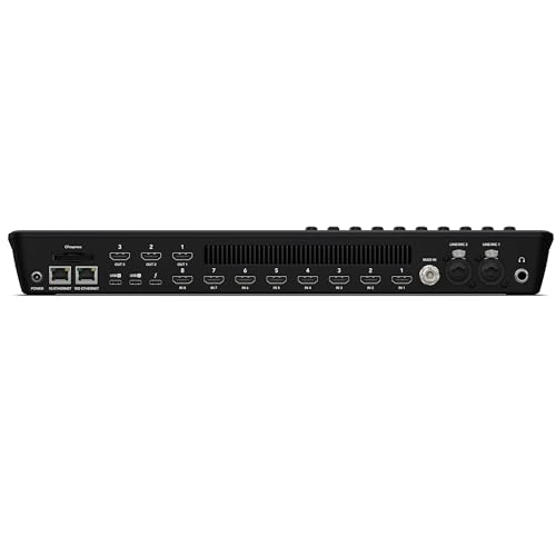 Blackmagic Design ATEM Mini Extreme ISO G2 8-Input HDMI Live Production Switcher | Includes 6ft Power Cord and Cable Ties | Authorized Dealer | SWATEMMINICEXTISOG2