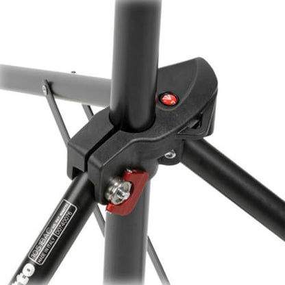 Manfrotto 1051BAC-3 6-Feet 9-Inches Alu Mini Compact Stand AC with 4 Section and 3 Risers, 3-Pack (Black)