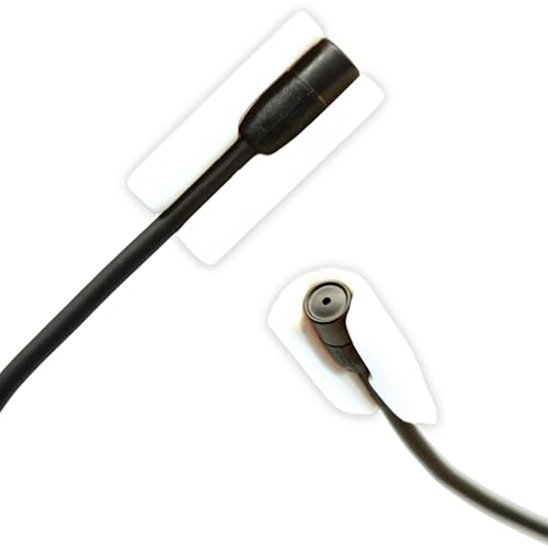 URSA MiniMount. Slim, Low-Profile and Made from Hardened Plastic. Hand-Finished for Smoothness. Includes 5x Hypoallergenic MiniMount Stickies (White, Compatible with Sennheiser MKE2) - color: White, size: Sennheiser MKE2