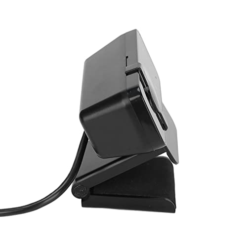1080P HD USB Webcam with 360° Rotation, Inbuilt Mic, and Camera Cover for Privacy Protection, Plug and Play for Wide Applications