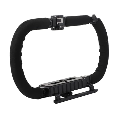 COHEALI Handheld Camera Stabilizer and Phone Video Support Grip for DSLR and Smartphones, Dual-Sided Anti-Shake Bracket for Vlogging and Filmmaking