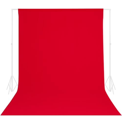TRLYC Red Background Backdrop - 8x10FT Backdrops Background for Photography Red Photo Booth Backdrop for Photoshoot Photography Screen Video Recording Parties Curtain - color: Red, size: 8x10FT