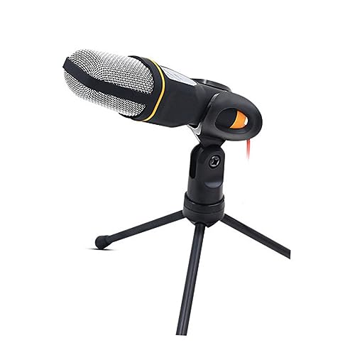 Toyvian Microphone for Computer Condenser Microphone Sf-666 with Holder Clip Sound Podcast Studio Video