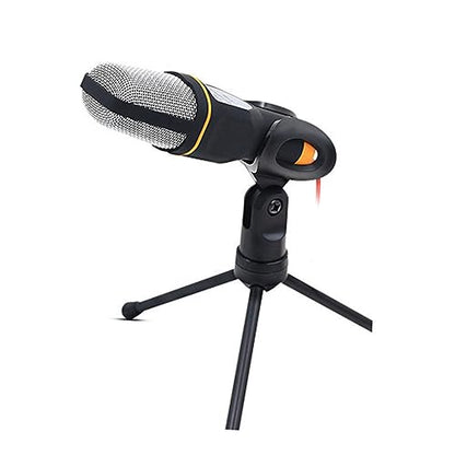 Toyvian Microphone for Computer Condenser Microphone Sf-666 with Holder Clip Sound Podcast Studio Video
