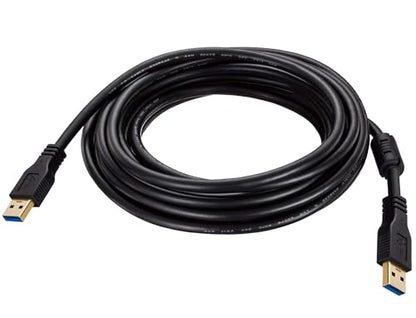 USB to USB Cable Male to Male 20 ft, Long USB 3.0 Cable A to A for Data Transfer Hard Drive Enclosures, Printer, Modem, Cameras