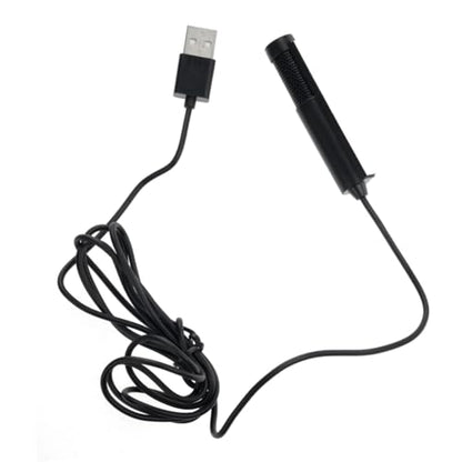 Hemoton Portable USB Microphone Condenser Clip for Qq MSN Skype Recording Gaming