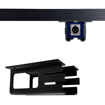 Desk Mount Kit for Cloudlifter CL-1 / CL-2 - Under Desk Mount Brackets with Reversible Clips - Secure Mounting Accessories