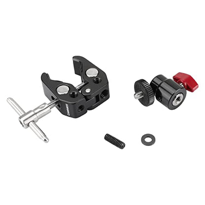 CAMVATE Super Clamp Articulated Mini Ball Head with 1/4"-20 Thread Hole