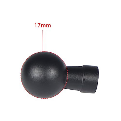 20mm/17mm/15mm/13mm to 1/4 Screw/Hole Ball Head Mount Adapter for Action Camera Photography Accessories (17mm to 1/4 Hole) - size: 17 mm to 6.35 mm Hole