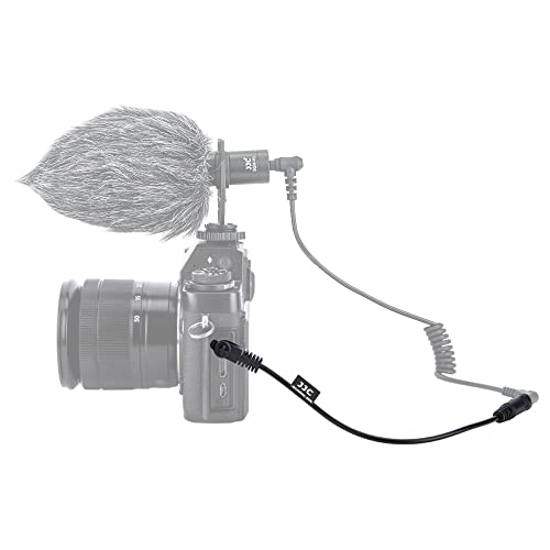 JJC 3.5mm Female to 2.5mm Male Microphone Audio Cable Mic Adapter for Fuji Fujifilm X-T30 II X-T30 X-T20 X-T10 X100VI X100V X100F X100T X-T100 X-PRO3 X-PRO2 X-T1 X-E3 X-E2S X-E2 X-E1 and XF10 Camera - size: 3.5mm Female to 2.5mm Male