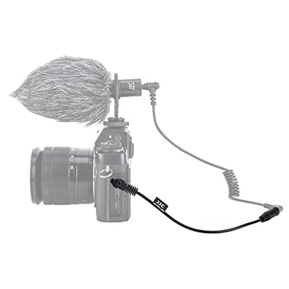JJC 3.5mm Female to 2.5mm Male Microphone Audio Cable Mic Adapter for Fuji Fujifilm X-T30 II X-T30 X-T20 X-T10 X100VI X100V X100F X100T X-T100 X-PRO3 X-PRO2 X-T1 X-E3 X-E2S X-E2 X-E1 and XF10 Camera - size: 3.5mm Female to 2.5mm Male