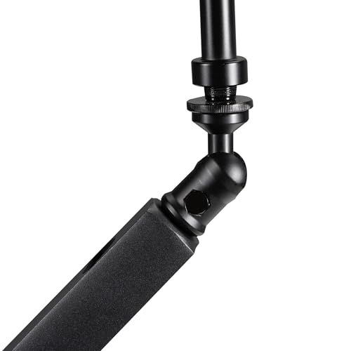 Shure by Gator Premium Low-Profile Desktop Mic Boom Stand; Fully Adjustable for Podcast, Streaming, and Home Office Setups (SH-BROADCAST2)
