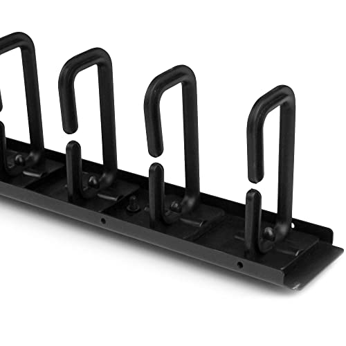 StarTech 20U Vertical Server Rack Cable Manager, D-Ring, 2.8ft (CMVER20UD) - style: 20U Vertical