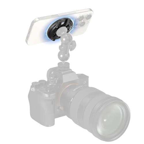 SMALLRIG Magnetic Phone Mount Plate for iPhone 17/16/15/14/13 | with Cold Shoe Mount & 1/4"-20 Threaded Hole, for DJI Mic 2, Vlogging, Live Streaming, Smartphone Filming - size: Phone Mount Plate