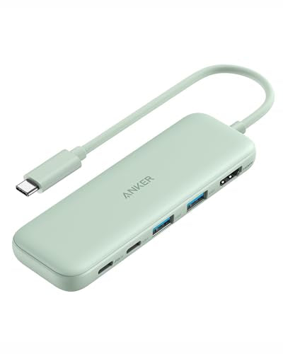 Anker USB C Hub, 5-in-1 USBC to HDMI Hub with 4K Display, 5Gbps USB-C and 2 5Gbps USB-A Data Ports for MacBook Pro, MacBook Air, Dell XPS, Lenovo Thinkpad, HP Laptops and More (Green) - color: Green