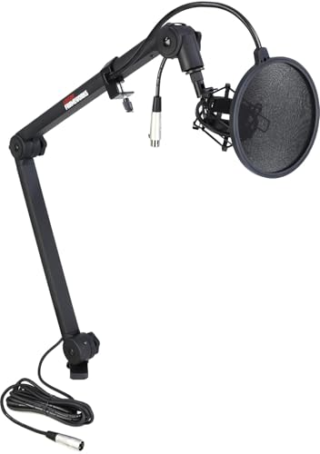 Gator Frameworks All-in-One Accessory Kit for Podcasts, Broadcasts, & Content Creation; (GFW-BROADCASTKIT1)