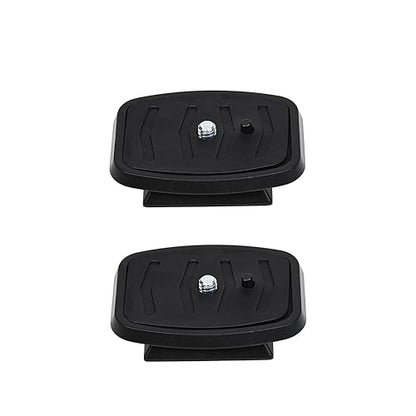 Foto&Tech 2 Pcs 43mm Tripod Quick Release Plate, Camera Mounting Adapter, Replacement Parts for Tripod, for KingJoy, UBeesize 60” TR60, Torjim 60-Inch AX60, Victiv, Endurax 66" ETR66, Zomei Q111 - size: 43mm