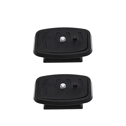 Foto&Tech 2 Pcs 43mm Tripod Quick Release Plate, Camera Mounting Adapter, Replacement Parts for Tripod, for KingJoy, UBeesize 60” TR60, Torjim 60-Inch AX60, Victiv, Endurax 66" ETR66, Zomei Q111 - size: 43mm