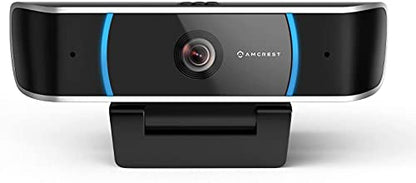 Amcrest 5-Megapixel Webcam with Microphone, Web Cam USB Camera, Computer HD Streaming Webcam for PC Desktop & Laptop w/Mic, Wide Angle Lens & Large Sensor for Superior Low Light (AWC5100)