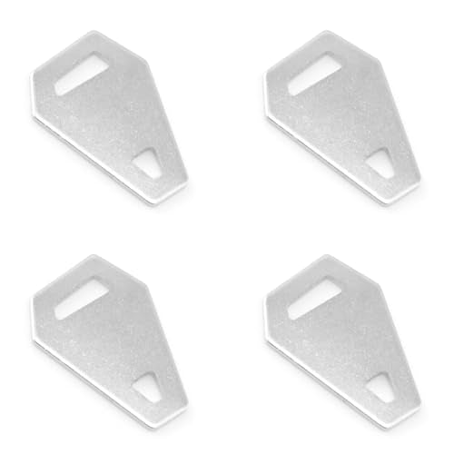 ZYAMY 4PCS Screw Removal Wrench Finger Wrench Fastener Aluminum Camera Quick Release Plate Screwdriver 3/8-inch 1/4-inch Reducer Tripod Bushing Conversion Adapter Portable One Slot Plate Handle
