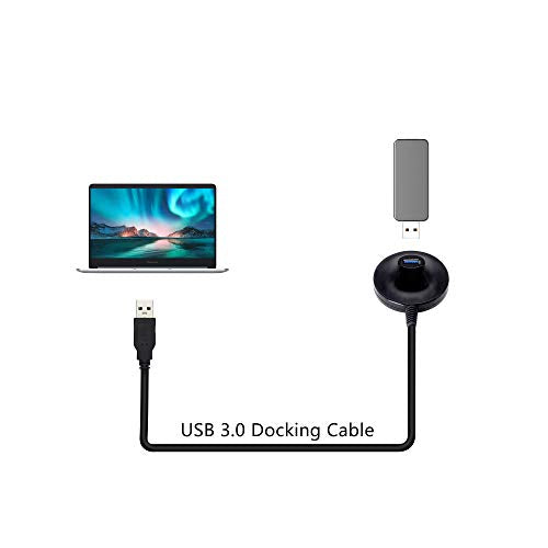 4.7 Feet USB 3.0 Extension Cable with Pedestal Male to Female Data Transfer Cord 5Gbps，for USB Flash Drive, Keyboard, Mouse