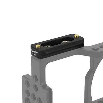 Haoge VA-QR48 Quick Release NATO Rail Plate with 1/4'' Screws for Camera Cage Cheese Plate fit NATO-Compatible Handle Clamp Articulating Arms Monitor Mount - color: 48mm NATO Rail