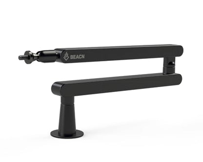 BEACN Mic Stand - Studio-Quality Low Profile Adjustable Microphone Arm with 360° Rotation, Cable Management, Easy Clamp, Universal Fit for Streaming, Podcasting, Gaming (Dark) - color: Dark