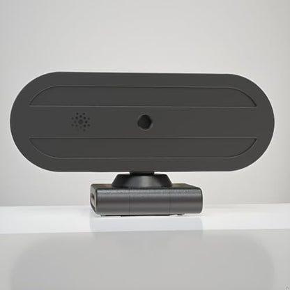 W4 2K Autofocus Webcam with Dual Mics & LED Light, 1080P 60fps/2K 50fps, USB Streaming Camera for PC, Laptop, Switch 2, Desktop - Plug and Play - color: Black-W4 2K Autofocus