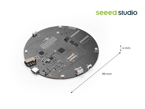 reSpeaker XVF3800 USB Microphone Array, 4-Mic AI Voice Capture with Noise Cancellation & 360° Far-Field Pickup, Plug & Play for Raspberry Pi, Jetson & Voice Assistants