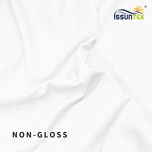 ISSUNTEX 6X9 ft Background Polyester Backdrop, Photo Studio, Collapsible High Density Screen for Video Photography and Television-White - color: White, size: 6X9 ft