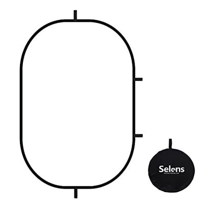 Selens Soft White Diffuser Foldable Light Diffuser Light Diffusion Panel with Carry Bag, Diffuser Fabric Light Modifier for TV Production Video Studio Photography Interview Portrait Shots -31x47in… - size: 31x47inch/80x120cm with carrying bag